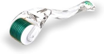 Best Derma Roller for Acne Scar Treatment and Stretch Marks - 540 Titanium 1.0 mm Micro Needles - Promotes Hair Regrowth - Significantly Reduces Cellulite, Wrinkles and Other Skin Blemishes - No More Expensive and Inconvenient Salon Treatments - Painless, Safe and Effective Home Use Micro Needling Roller - Suitable for Men and Women to Use on Face and Body.