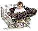 Babe Ease Wee BE Organic Clean Shopper Shopping Cart Cover with Peace Signs, Brown