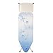 Brabantia Ironing Board with Solid Steam Unit Holder, Size C, 124 x45cm, 25mm Ivory Frame, Ice Water Cover