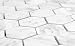 CARRARA (CARRERA) MARBLE 1" HEXAGON POLISHED MOSAIC