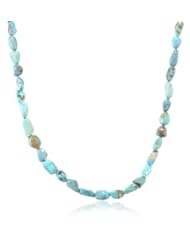 Sterling Silver Turquoise Nugget Necklace