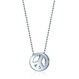 Alex Woo Little Faith Sterling Silver Peace Si