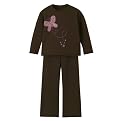 Toddler Girls' Hanes 2pc Fleece Set - Hot Cocoa