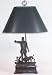 Chelsea House Bronze English Hunter Table Lamp