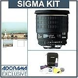 Sigma 24mm f/1.8 EX Aspherical DG DF Macro AF Wide Angle Lens Kit, for Pentax AF Cameras. with Tiffen 77mm UV Wide Angle Filter, Professional Lens Cleaning Kit