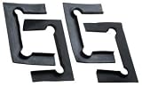 CRL Black Replacement Gasket Pack with Fin for Geneva Hinges