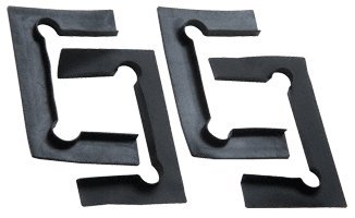 CRL Black Replacement Gasket Pack with Fin for Geneva Hinges