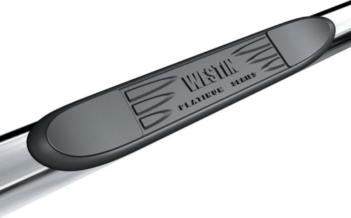 Westin 26-3240 Platinum Series Chrome Finish Cab Length Step Bar