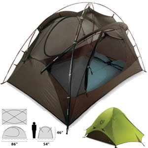 Nemo Losi 2 Tent - 2 Person, 3 Season by Nemo