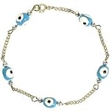 Evil Eye Bracelet - Light Blue