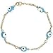 Evil Eye Bracelet - Light Blue