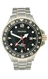 Nautica Greenwich Mean Time Two-tone Bracelet Men's Watch #N24520G