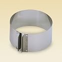 Kaiser Tortenring mit Griffen Edelstahl 7 cm