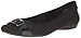Anne Klein Sport Women's Utterly Ballet Flat,Black/Black Fabric,10 M US