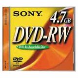 DVD RW 4.7 GB/120 Minutes (SONDMW47)