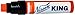 Nissen 50150 King Feltip Paint Marker, Orange
