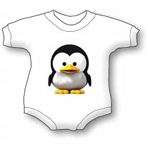 baby penguin Bib and Onesie