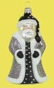 Diamond Santa 5 1/2" Ornament