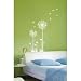 Instant Home/Wall Reusable Decal Stickers - Dandelion Seed Stem