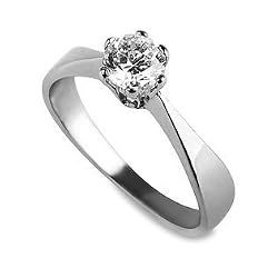 0.30Ct Amazing Diamond Engagement Ring on 14k Gold *VS*