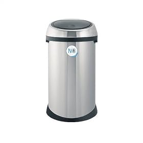 Buy Brabantia 50 Liter Fingerprint Proof Waste Bin in Matt Black by Brabantia