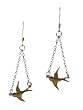 Suspended Swallows Earrings