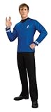  : Rubies Men's Star Trek Movie Deluxe Shirt, Blue, Small