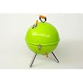 Mini BBQ-Grill Holzkohle Kugelgrill gr�n