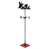 Whitehall Products 451 Hummingbird Garden Weathervane Finish: Black