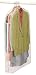 Clear Vinyl Suit Bag Holds Four or More Suits (Clear) (40" H x 24" W x 5" D)
