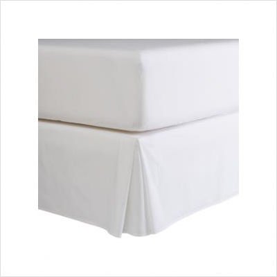 Isabelle Solid Bed Skirt Size: Queen, Color: White