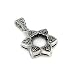 Marcasite 925 Sterling Silver Star of Six Hearts Pendant