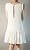 Andrea Sleeveless Knee length Dress with Embriodered Chest