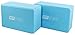 FIT SPIRIT® Set of 2 Blue Exercise Yoga Blocks - 9