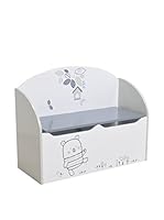 13Casa Banco Contenedor Teddy A11 Blanco 69.3x29.3x54.3 cm