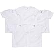 Carter's Unisex 5-Pack Side Snap T-Shirts (Sizes NB - 6M) - white, 3 months