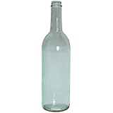 750ml Clear Glass Claret Bottles, screw top