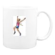Mug with sports, finish, running, competition, lifestyle, sport, line, athletic, race, runner, healthy
