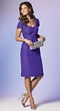 PLEAT NECK SILK DRESS