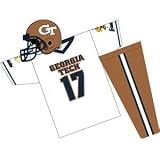 Georgia Tech Yellow Jackets Youth NCAA Team Helmet and Uniform Set by Franklin Sports (Medium)