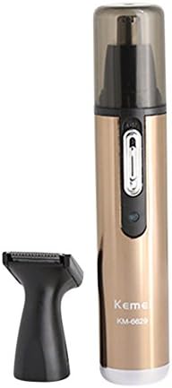 Kemei Nose and Ear Hair Trimmer for Men and Women with Micro-Groomer Attachment for Beard and Mustache Grooming