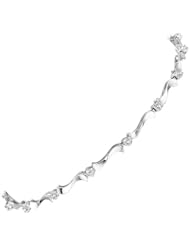 1/10 ct. tw. Diamond Fashion Bracelet in 10K White Gold
