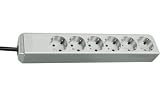 Brennenstuhl ECO Line Steckdosenleiste (6-fach, 1,5 m) grau