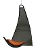 Outdoor Curve Woven Wicker Mandarin Orange Hanging Chair