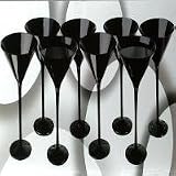 Artland 8PK Midnight Martini Glass Set