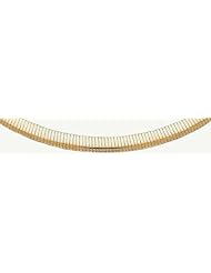 8mm Light Omega Necklace 18"