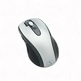 Wireless Optical Mouse,with Power Save,3 Volts,Black/Silver (CCS40914)