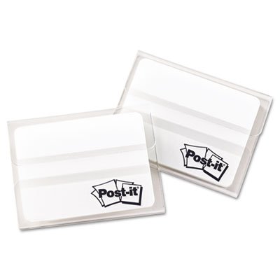 Post-it Durable Filing Tabs, 2 Inches, Ideal For Binders And File Folders, White, 50 per Pack (686F-50WH)