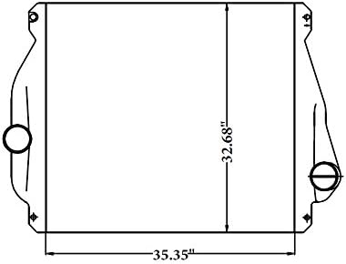 New Freightliner / Sterling Charge Air Cooler A-L Line 9000 SeriesY Cascadia Columbia Century Classic FL D M2 112