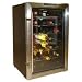 Vinotemp VT-28TEDS Thermo-Electric Digital 28-Bottle Wine Chiller, Black and Stainless